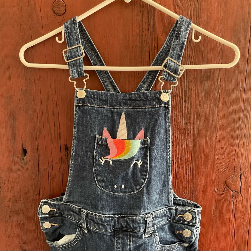 Girls Sz 7/8 UNICORN overalls!